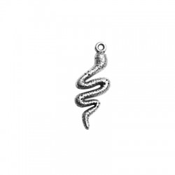 Zamak Pendant Snake 15x33mm
