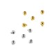 Brass Pressed Crimp Bead 2.5mm Ø0.5mm