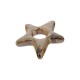 Enameled Ceramic Pendant Star Beige 36x39mm Ø10.5mm
