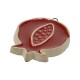 Pendentif en Céramique Émaillée Grenade 45 x 53 mm