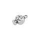 Zamak Charm Pomegranate 10x14mm/9mm Ø2mm