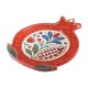 Plexi Acrylic Pendant Pomegranate & Flowers 50x60mm Ø1.8x3mm