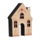 Wooden Deco Painted House  87x100mm/17mm