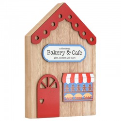 Wooden Deco House "Bakery & Cafe" 120x180