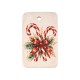 Ciondolo Rettangolare in Ceramica a Forma di Bastoncino di Zucchero 50 mm/60 mm Ø 3 mm