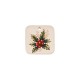 Ceramic Pendant Square Lucky Mistletoe 30mm/5mm Ø~2.4mm