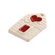 Colgante de Ceramica Casa y Corazón Esmaltado 35x56mm