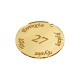 Plexi Acrylic Lucky Pendant Round "27" 60mm Ø3mm