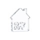Plexi Acrylic Lucky Deco House  66x70mm Ø3.2mm