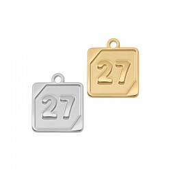 Stainless Steel 304 Square Connector "27" 11mm Ø1.4mm