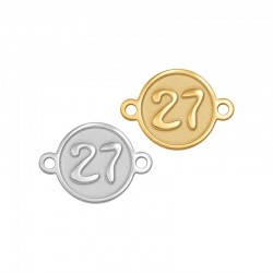 Stainless Steel 304 Round Connector "27" 11mm Ø1.4mm