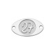 Stainless Steel 304 Oval Connector "27" 18x9mm Ø1.4mm