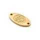 Stainless Steel 304 Oval Connector "27" 18x9mm Ø1.4mm