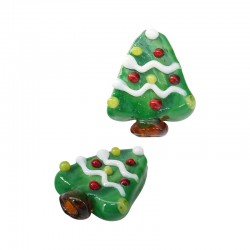 Murano Style Bead Christmas Tree ~15-18mm