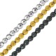 Entrepieza de Hematita Redonda Facetada 4mm (Ø1,1mm) (~40pcs/str)