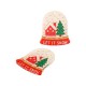 Πλέξι Ακρυλικό Μοτίφ "LET IT SNOW" 34x40mm Ø2mm