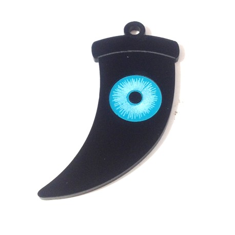 Plexi Acrylic Horn Eye 23x50mm with ring