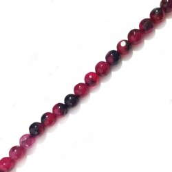 Perlina di Agata Sfaccettata 8mm (~48pz/filo)