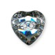Acrylic Button Heart 23mm