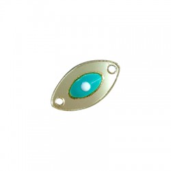 Plexi Acrylic Connector Oval Eye 19x10mm