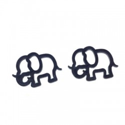 Colgante de Metacrilato Elefante 20x13mm