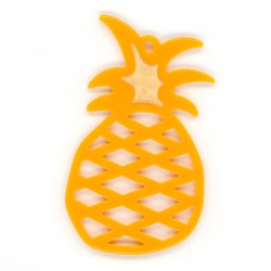 Plexi Acrylic Pendant Pineapple 60x35mm