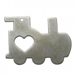 Zamak Pendant Train 50x36mm