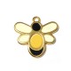Metal Zamak Cast with Enamel Bee 20x24mm