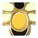 Metal Zamak Cast with Enamel Bee 20x24mm