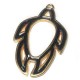 Colgante de Metal Zamak Esmaltado Tortuga 32x50mm