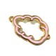 Conector de Metal Zamak Esmaltado Nube 40x24mm