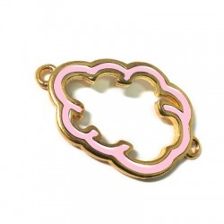 Conector de Metal Zamak Esmaltado Nube 40x24mm