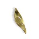 Brass Cast Leaf 11x35mm