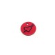 Colgante de Metacrilato Redondo con Corazón y Flecha 15mm