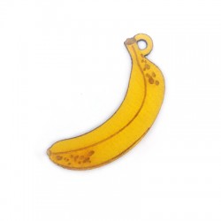 Ciondolo di Legno Banana 38x19mm