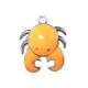 Metal Zamak Cast Charm Lobster with Enamel 22x26mm