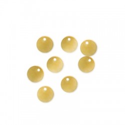 Medaglietta in Ottone Rotonda 10mm (Ø 1.2mm)