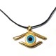 Colgante de Metal Zamak Esmaltado Ojo 19x29mm