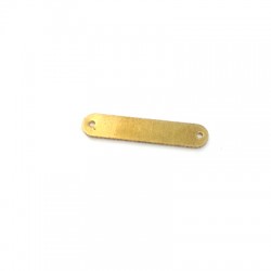 Brass Casting Tag 25x5mm (Ø1.2mm)