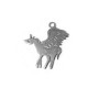 Silver 925 Horse 29x27mm