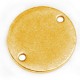 Brass Eco Round Tag Connector 15mm 