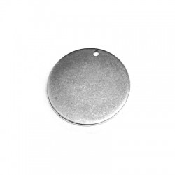 Médaille ronde en Métal/Laiton 20mm (Ø1,2mm)