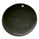 Charm in Ottone medaglietta Rotonda 20mm/spess.1mm (Ø1,2mm)