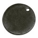 Colgante de Metal Latón Chapa Redonda 15mm(grosor 1mm/Ø1,2mm)
