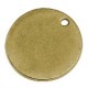 Médaille ronde en Métal/Laiton 15mm (Ø1,2mm)