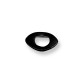 Distanziatore Ovale per Cuoio Regaliz in Ceramica Smaltata 5mm (Ø 11x8mm)