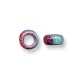 Enamel-Glazed One Color Ceramic Slider Tube Rondelle 6mm (Ø 8mm)