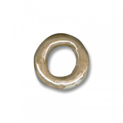 Ceramic Bead Washer Donut w/ Enamel 25mm