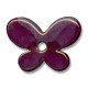 Passante Ciondolo Farfalla in Ceramica Smaltata 42x16mm