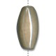 Perle Céramique Ovale Émaillée 40x20mm (Ø 3.5mm)